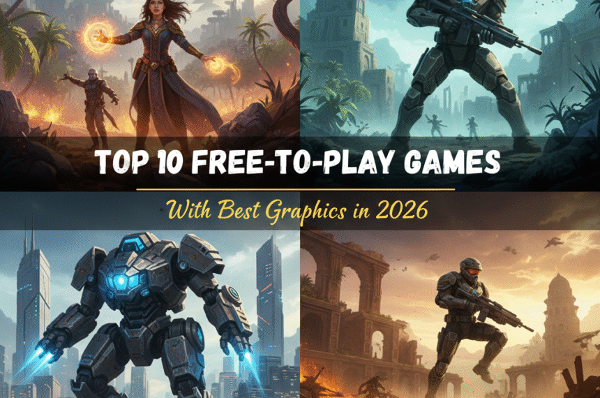 Top free-to-play games with best graphics in 2026