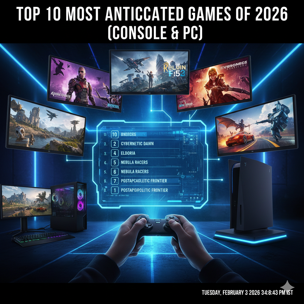 Top 10 most anticipated games of 2026 for PC and console